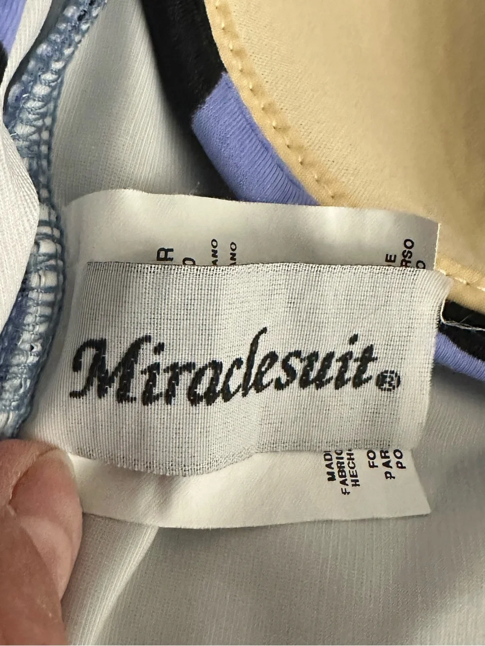 Miraclesuit | One Piece with Built-in underwire bra Sz 10 EUC
